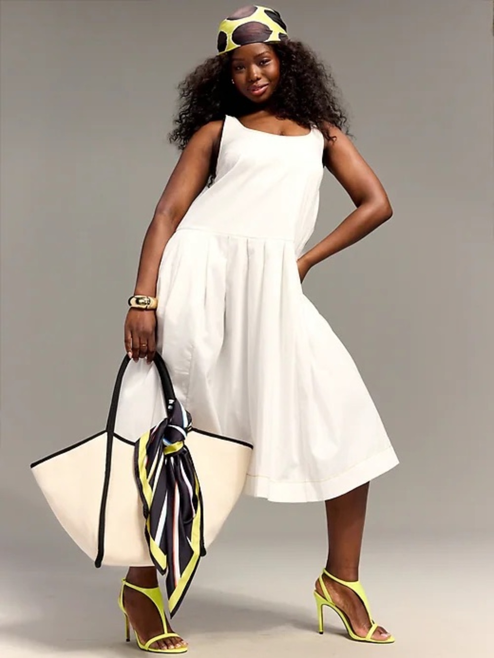 Limited Collection Old Navy x Christopher John Rogers Poplin Drop-Waist Dress